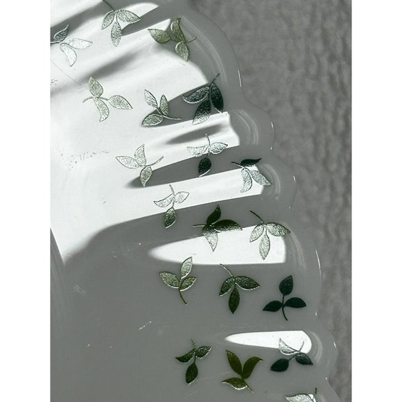 Larah By Borosil (2) Dinner Plates 10”W Sage Silk Opalware  100% Vegan Excellent - Picture 13 of 13